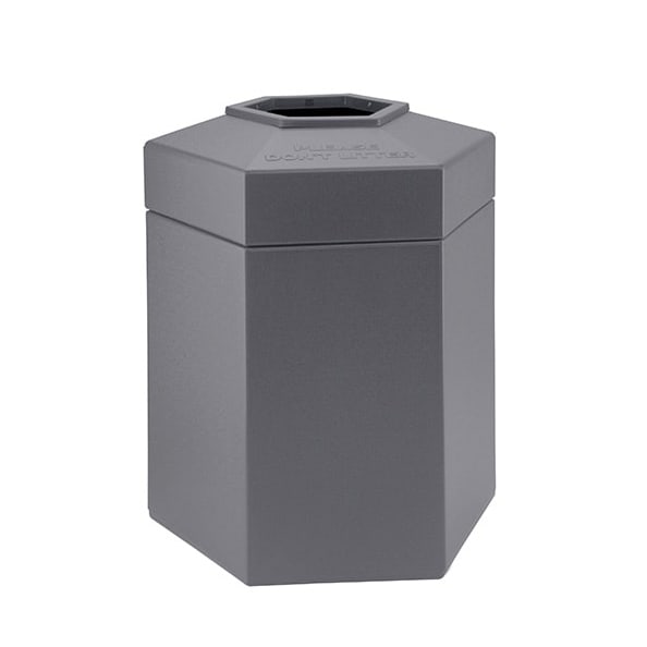 Commercial Zone Precision Series 25 Gallons Steel Open Trash Can