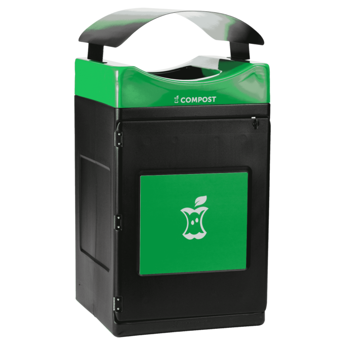 Avante™ Series, Black Trash/Recycling/Composting Container, 55-gallon Standard - Image 13